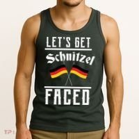 Let's Get Schnitzel Faced Tank Top thumb 3