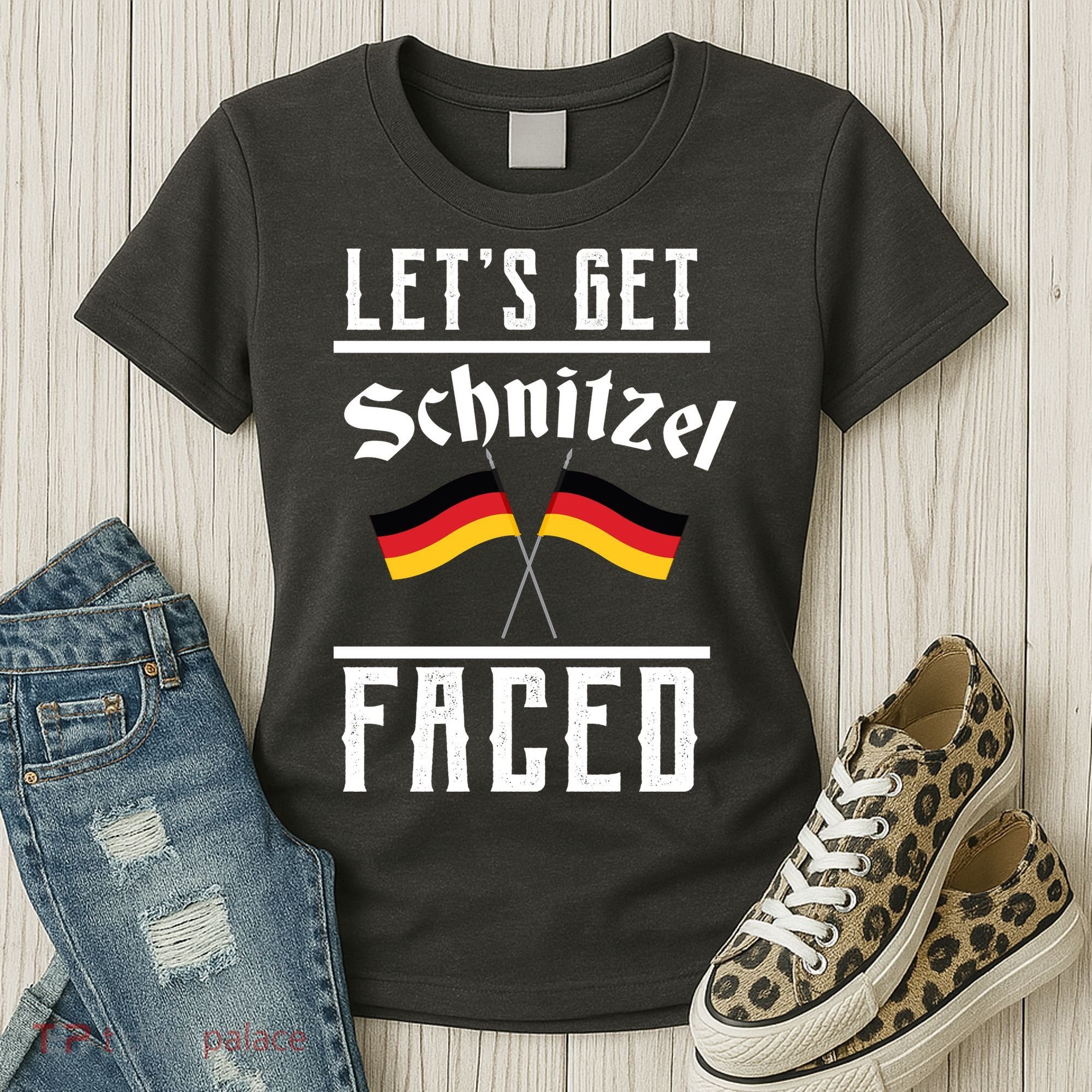 Let's Get Schnitzel Faced Women's T-Shirt