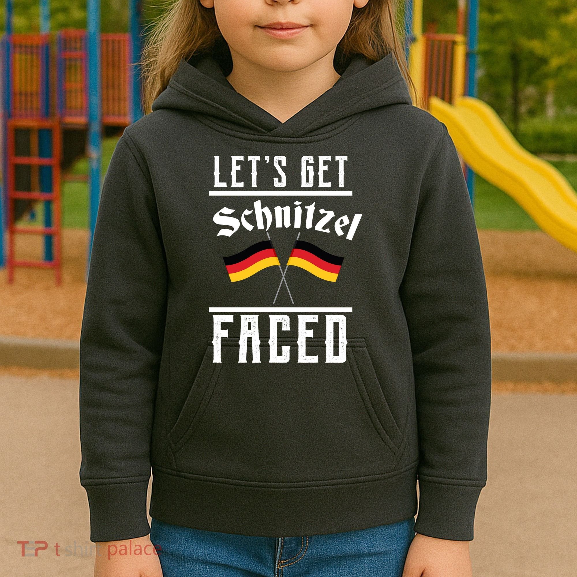 Let's Get Schnitzel Faced Kids Hoodie