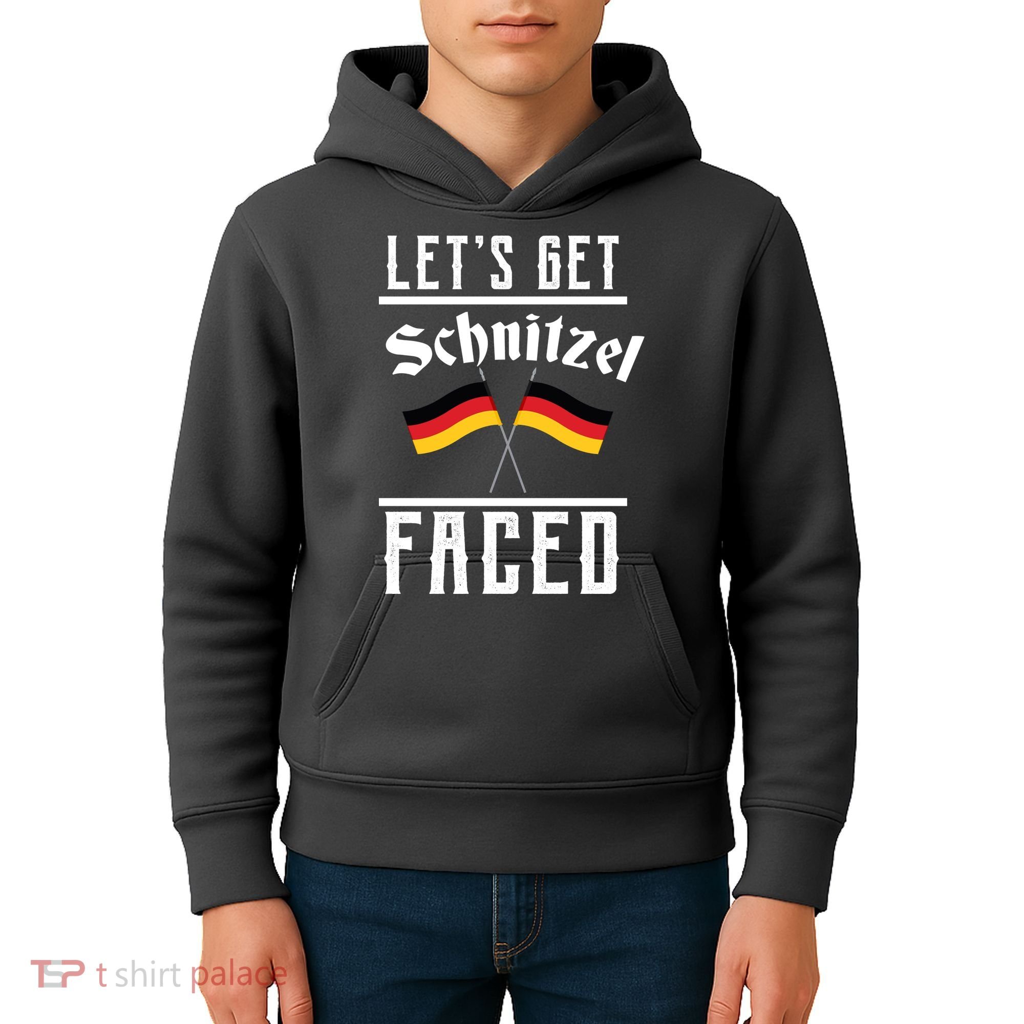 Let's Get Schnitzel Faced Kids Hoodie