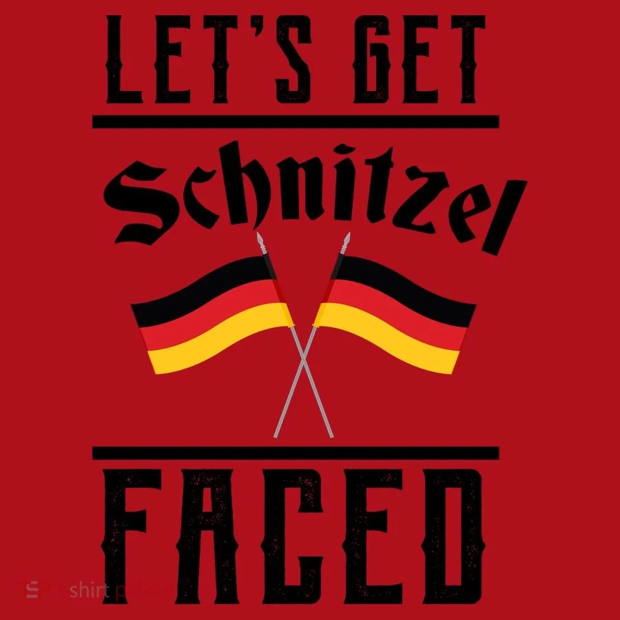 Let's Get Schnitzel Faced Christmas Stocking