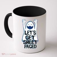 Let's Get Sheet Faced Coffee Mug thumb 0