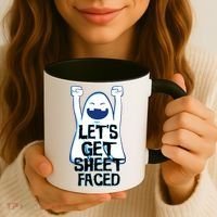 Let's Get Sheet Faced Coffee Mug thumb 3