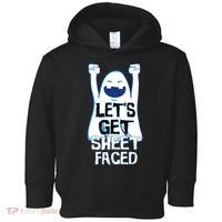 Let's Get Sheet Faced Toddler Hoodie thumb 0