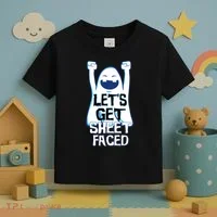 Let's Get Sheet Faced Toddler T-Shirt thumb 3