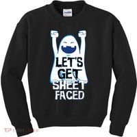 Let's Get Sheet Faced Kids Sweatshirt thumb 0