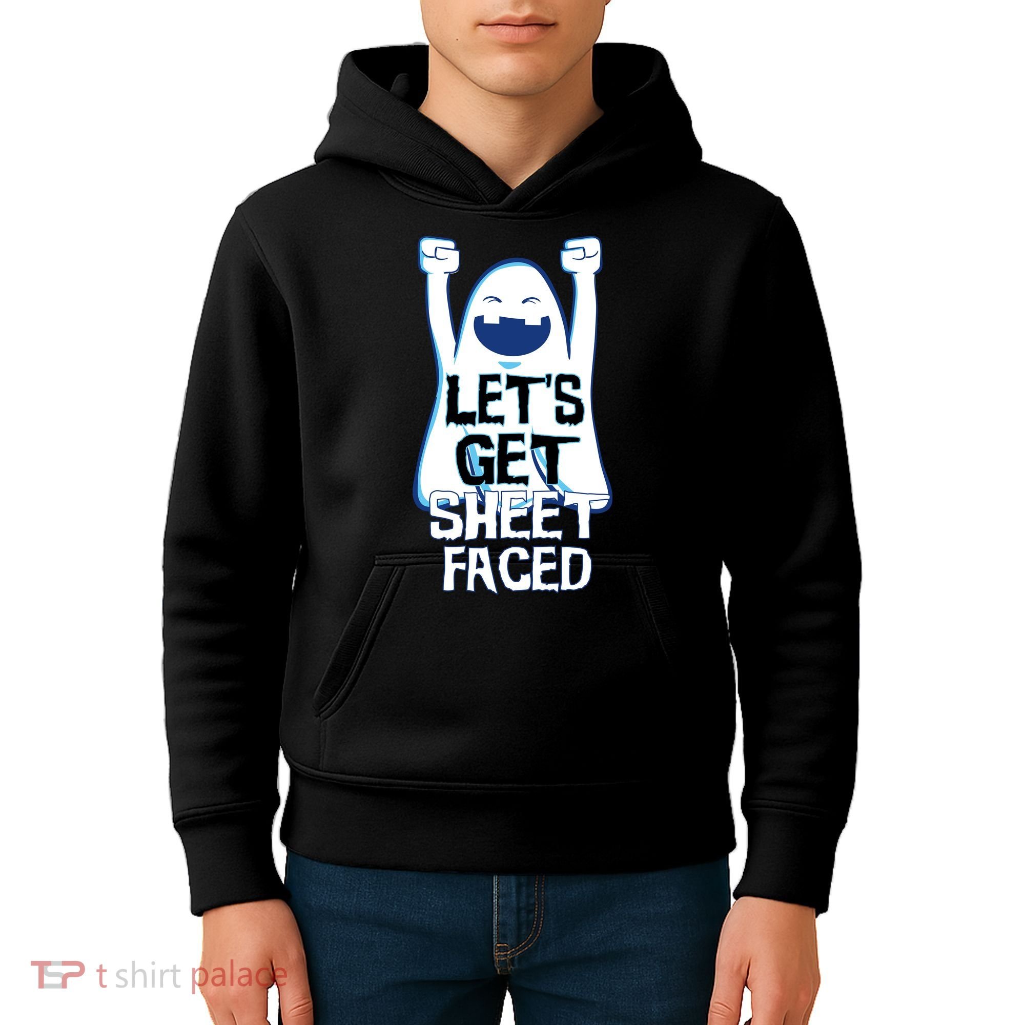 Let's Get Sheet Faced Kids Hoodie