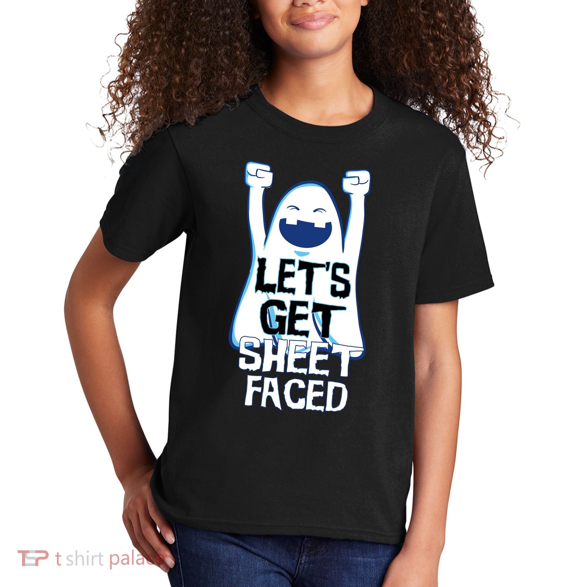 Let's Get Sheet Faced Kids T-Shirt