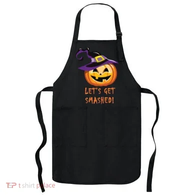 Let's Get Smashed Funny Halloween Apron