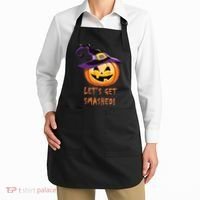 Let's Get Smashed Funny Halloween Apron thumb 2