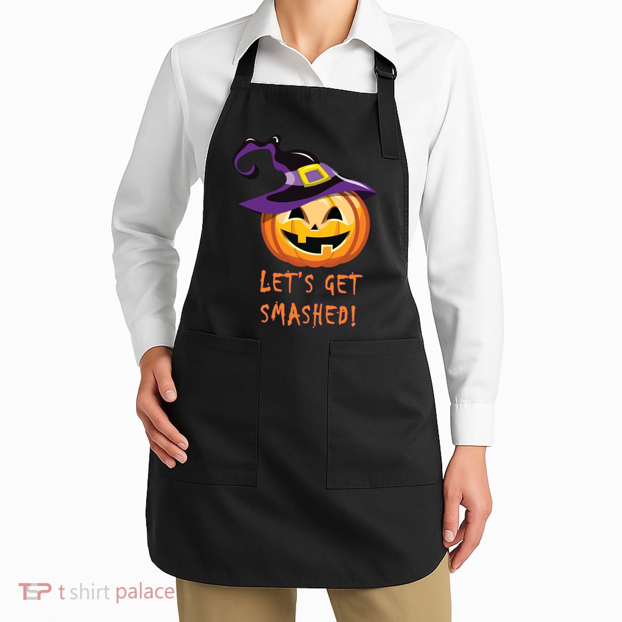 Let's Get Smashed Funny Halloween Apron