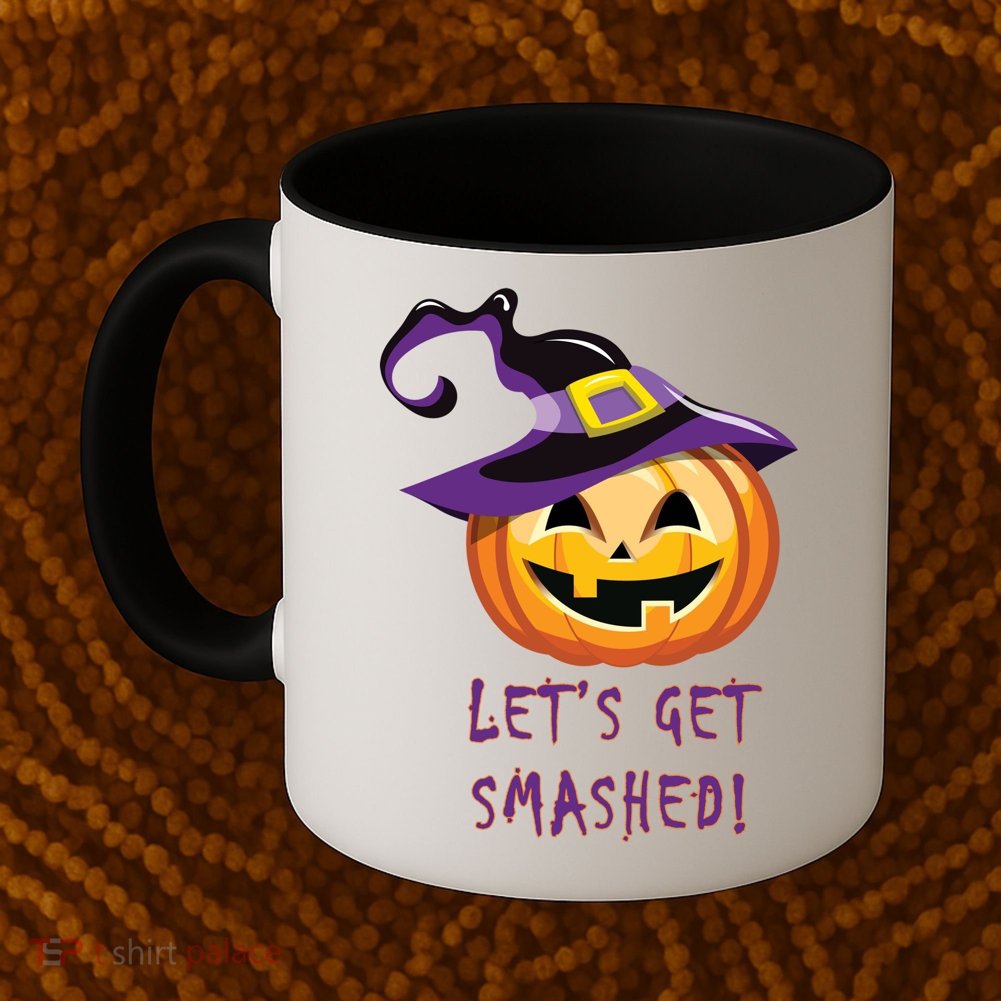 Let's Get Smashed Funny Halloween Coffee Mug