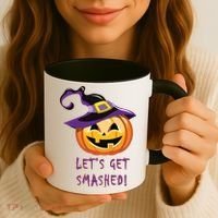 Let's Get Smashed Funny Halloween Coffee Mug thumb 3