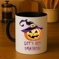 Let's Get Smashed Funny Halloween Coffee Mug thumb 4