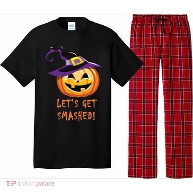 Let's Get Smashed Funny Halloween Pajama Set