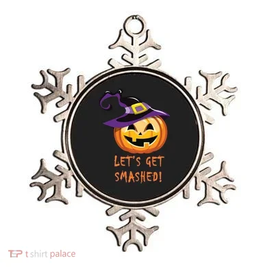 Let's Get Smashed Funny Halloween Ornament
