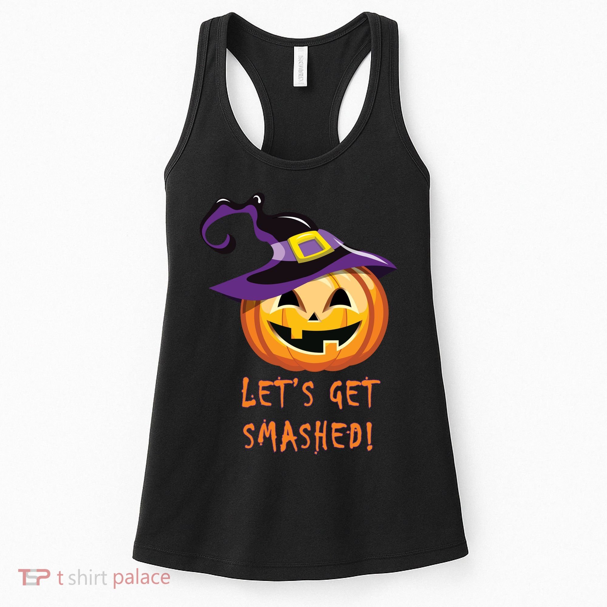 Let's Get Smashed Funny Halloween Women's Tank Top