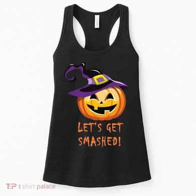 Let's Get Smashed Funny Halloween Women's Tank Top