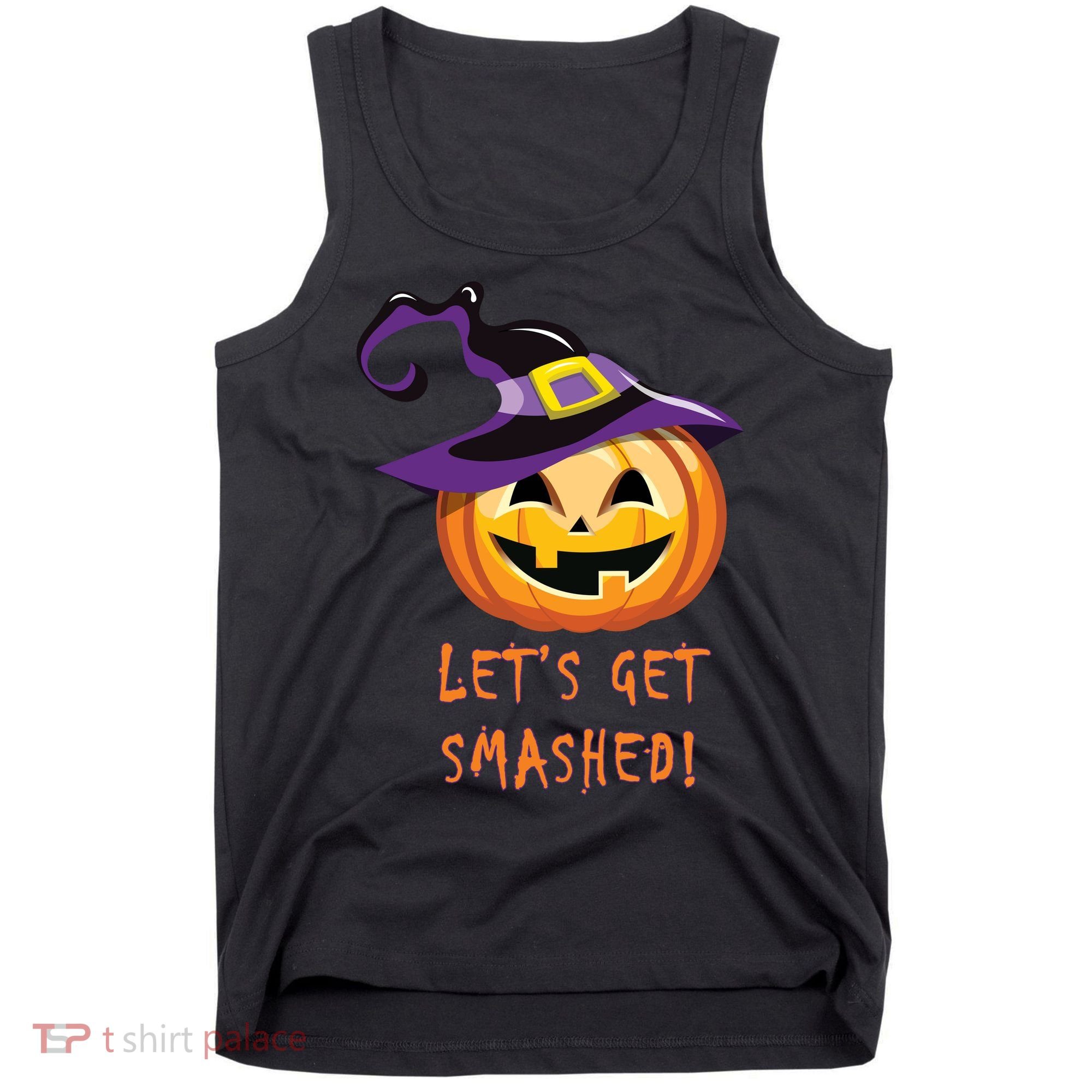 Let's Get Smashed Funny Halloween Tank Top