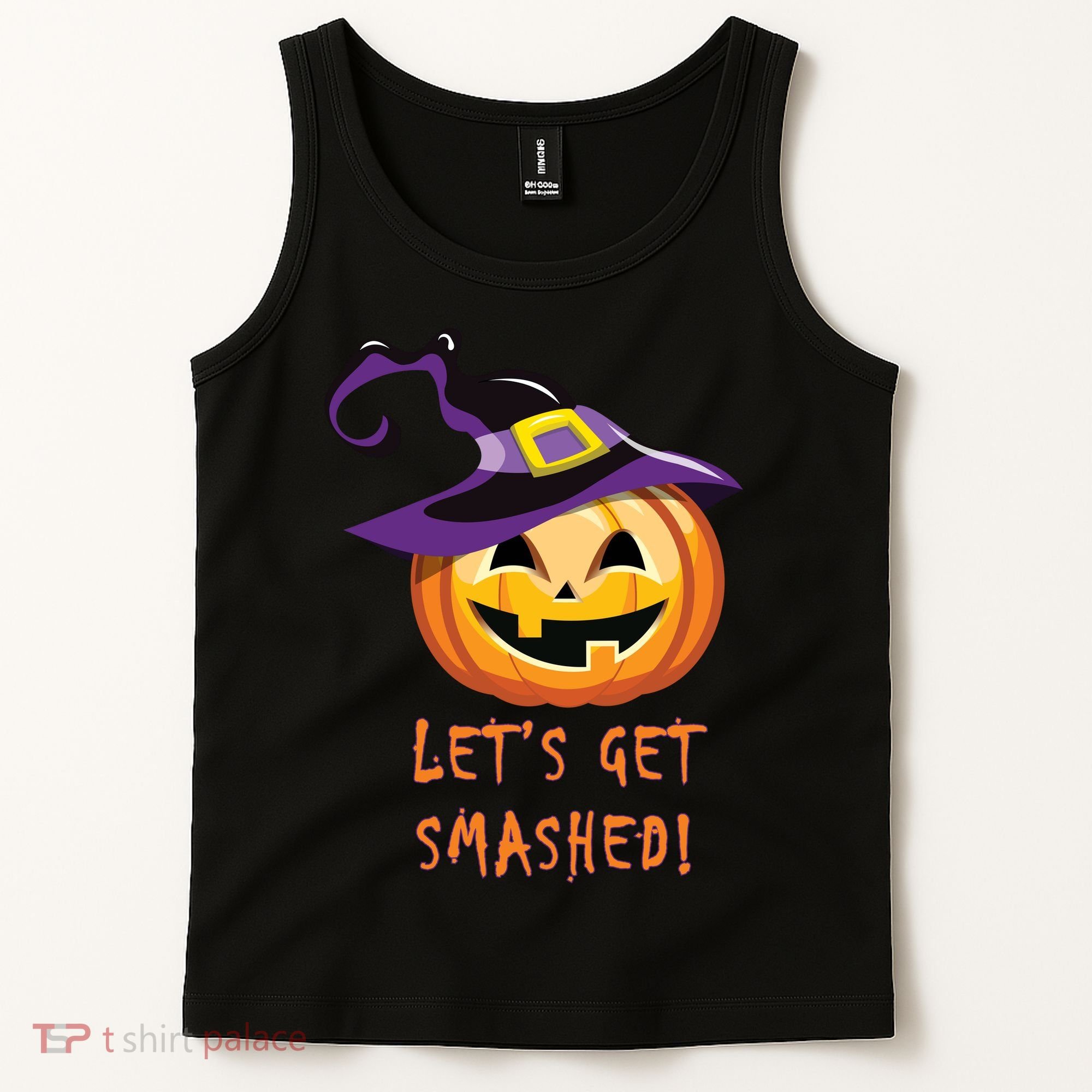 Let's Get Smashed Funny Halloween Tank Top
