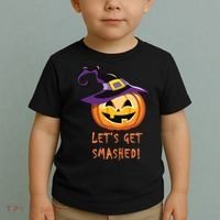 Let's Get Smashed Funny Halloween Toddler T-Shirt thumb 2