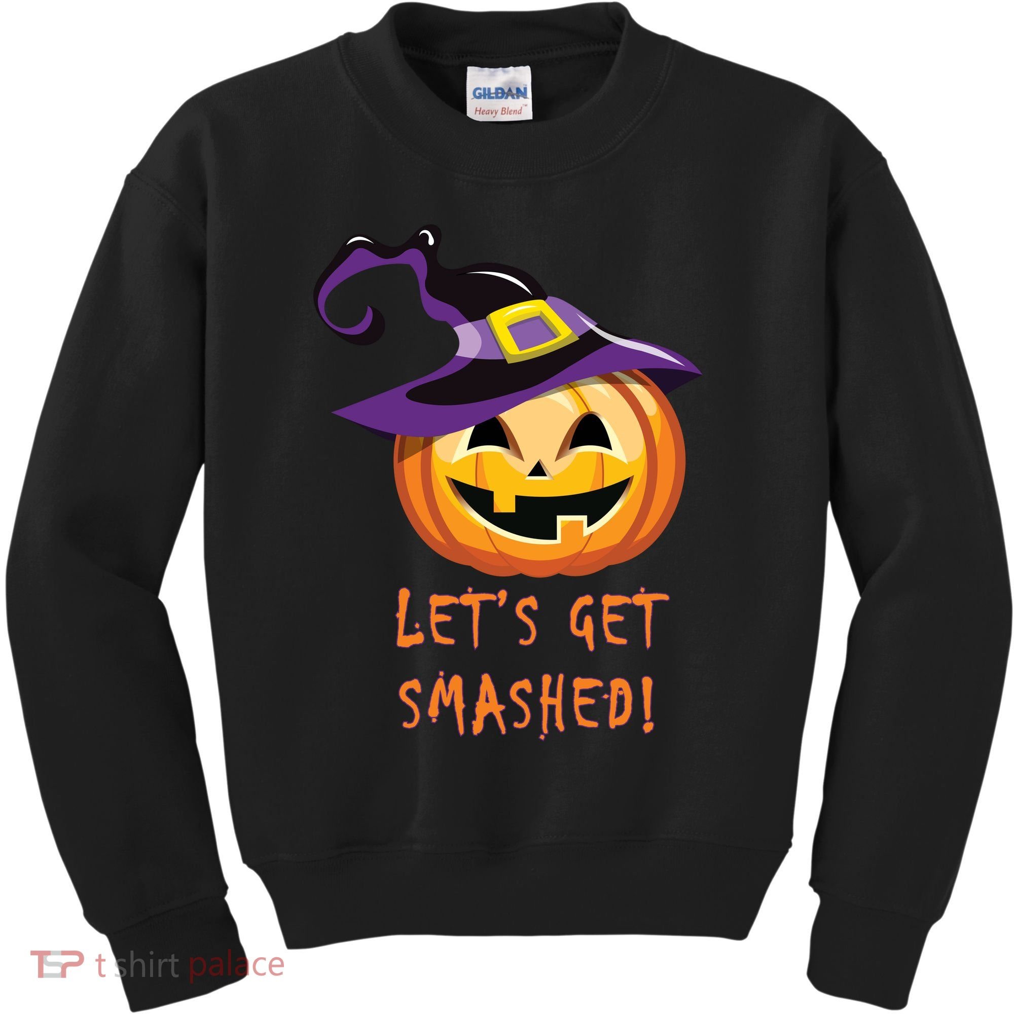 Let's Get Smashed Funny Halloween Kids Sweatshirt