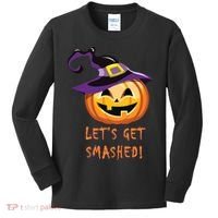 Let's Get Smashed Funny Halloween Kids Long Sleeve Shirt thumb 0