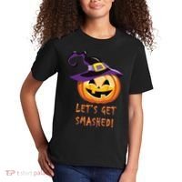Let's Get Smashed Funny Halloween Kids T-Shirt thumb 2