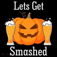 Lets Get Smashed Pumpkin Beer Halloween Party T-Shirt thumb 7