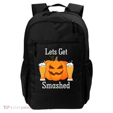 Lets Get Smashed Pumpkin Beer Halloween Party Backpack