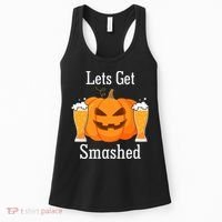 Lets Get Smashed Pumpkin Beer Halloween Party Women's Tank Top thumb 0