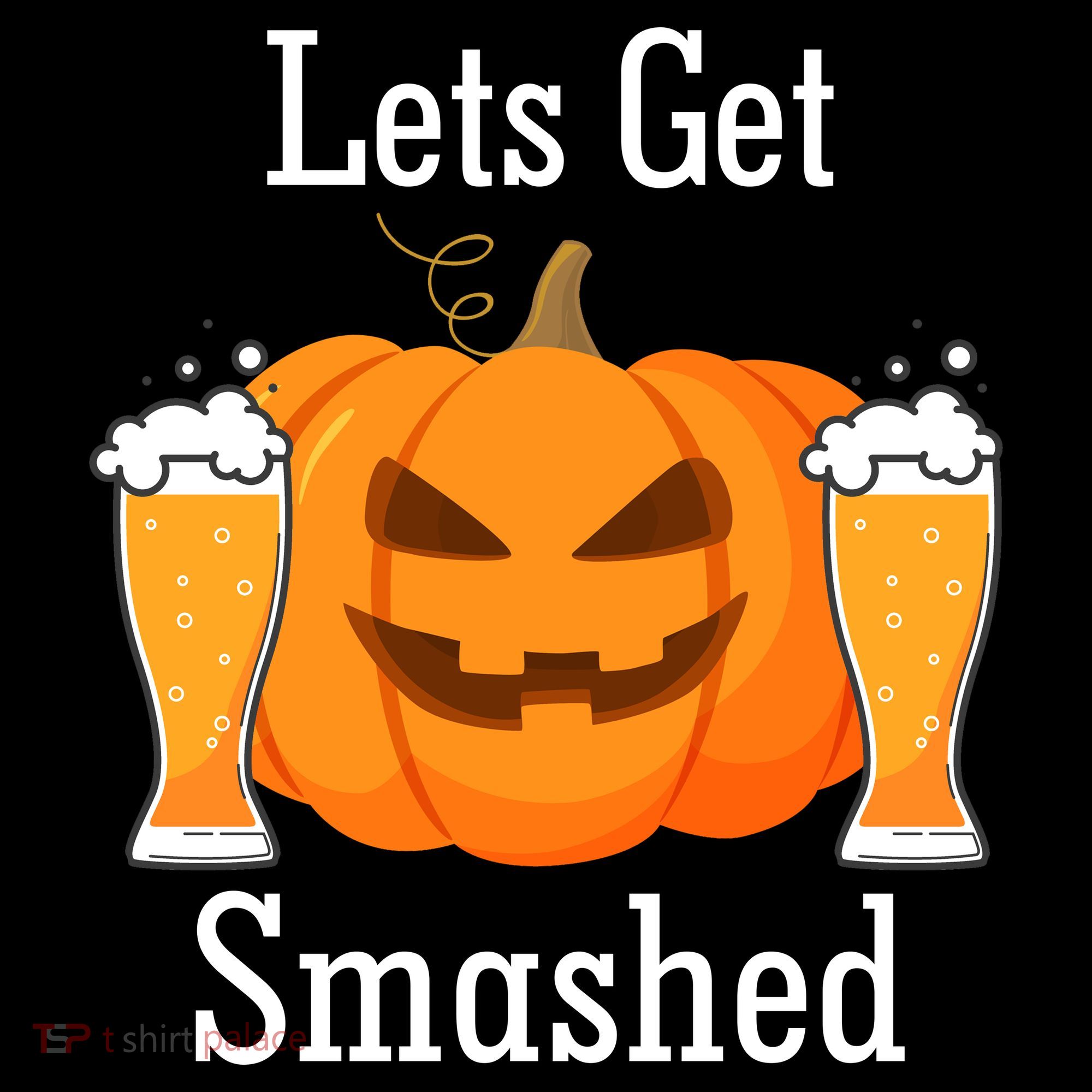Lets Get Smashed Pumpkin Beer Halloween Party Women's Long Sleeve Shirt