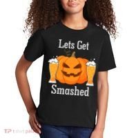 Lets Get Smashed Pumpkin Beer Halloween Party Kids T-Shirt thumb 2