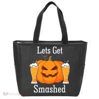 Lets Get Smashed Pumpkin Beer Halloween Party Tote Bag thumb 0