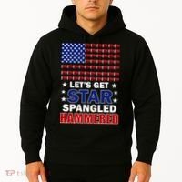 Let's Get Star Spangled Hammered Hoodie thumb 2