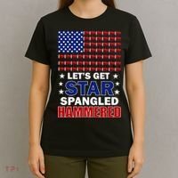 Let's Get Star Spangled Hammered T-Shirt thumb 4
