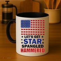 Let's Get Star Spangled Hammered Coffee Mug thumb 4