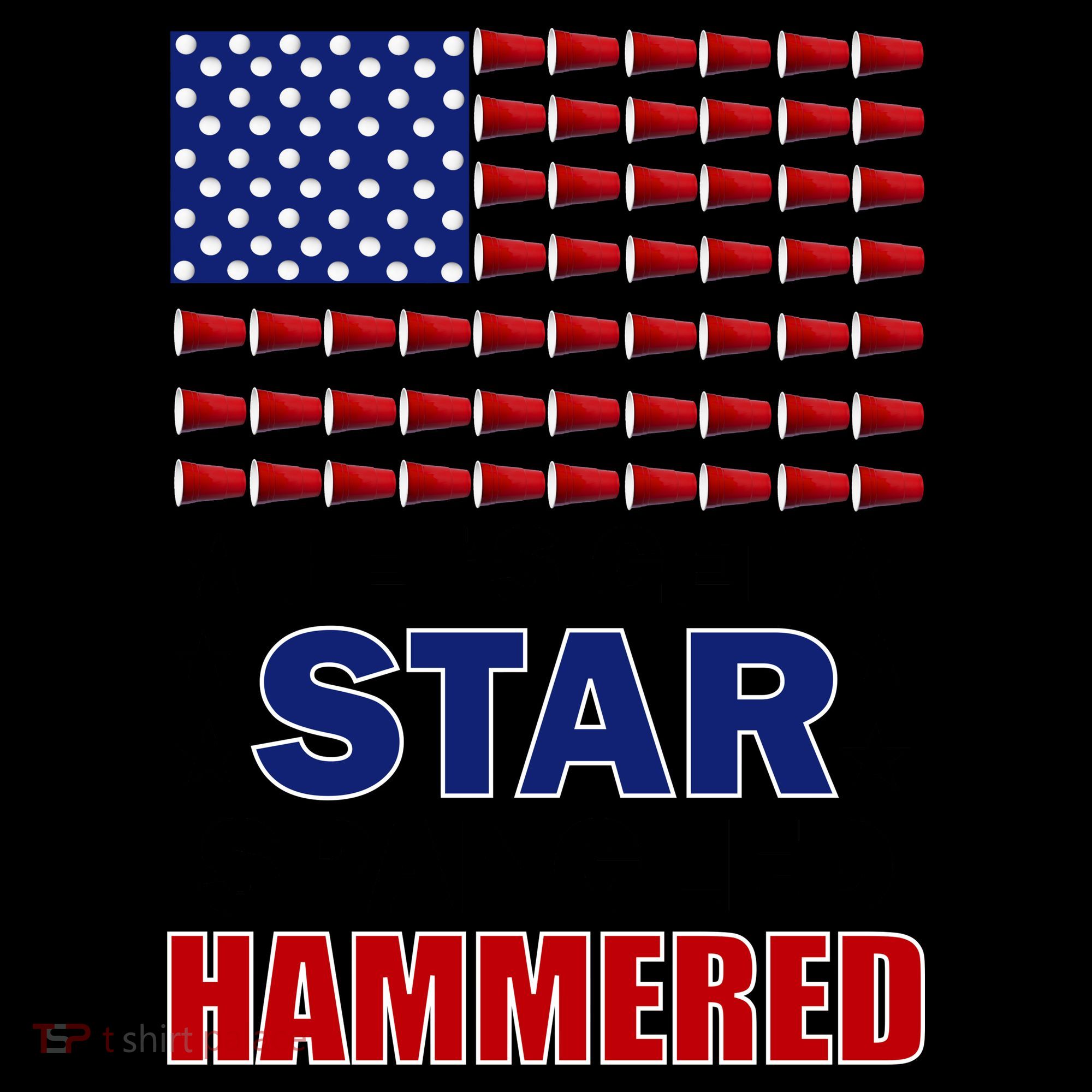 Let's Get Star Spangled Hammered Coffee Mug