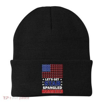 Let's Get Star Spangled Hammered Beanie