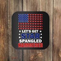 Let's Get Star Spangled Hammered Coaster thumb 0