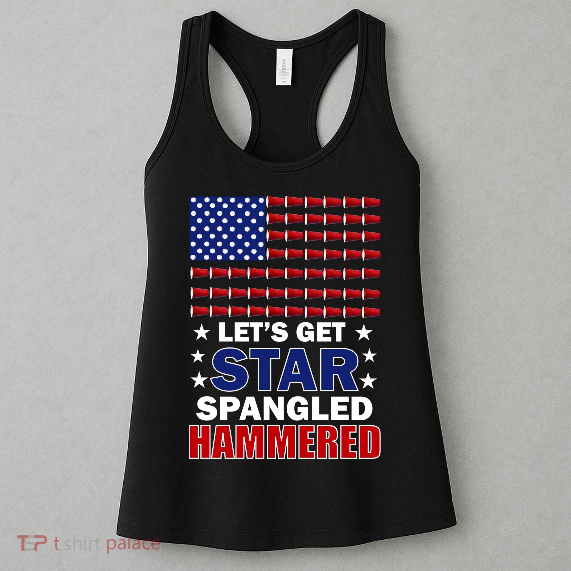Let's Get Star Spangled Hammered Women's Tank Top