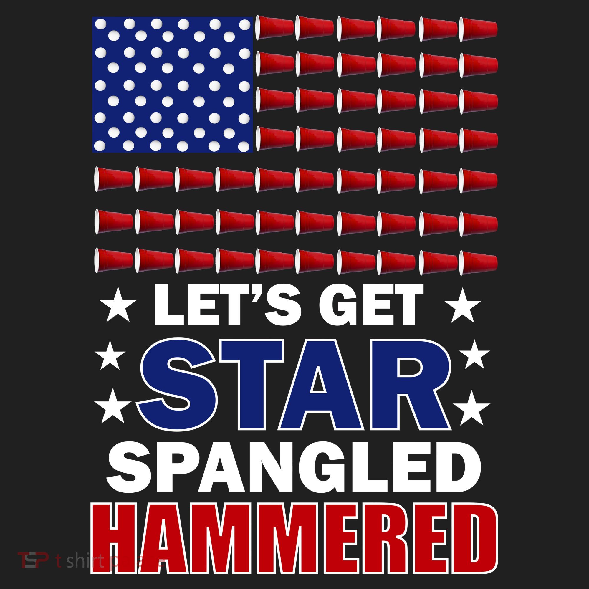 Let's Get Star Spangled Hammered Hat