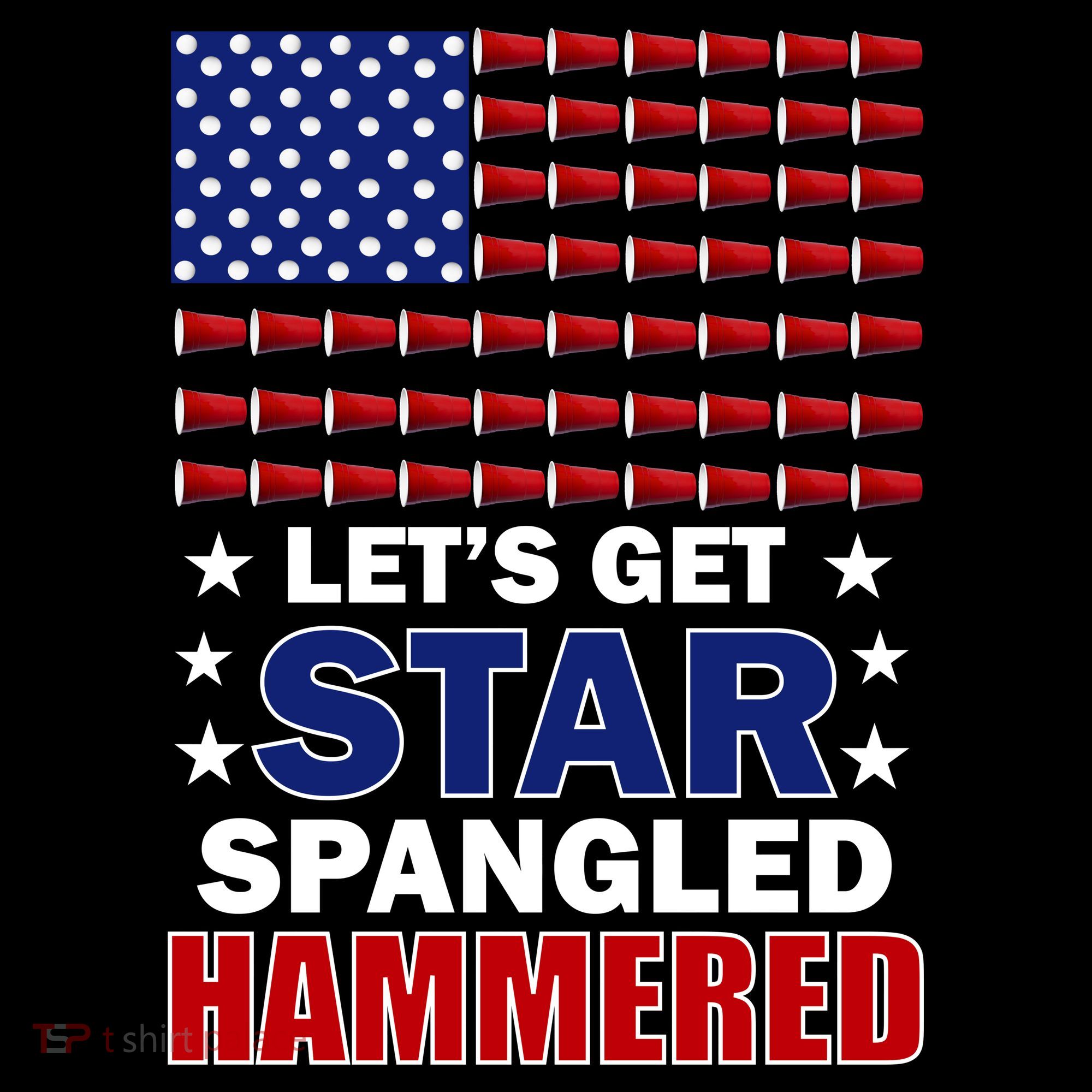 Let's Get Star Spangled Hammered Kids Sweatshirt