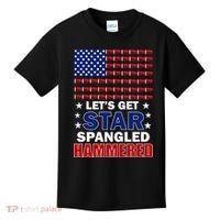 Let's Get Star Spangled Hammered Kids T-Shirt thumb 0