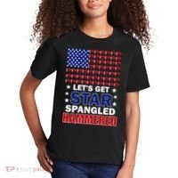 Let's Get Star Spangled Hammered Kids T-Shirt thumb 2