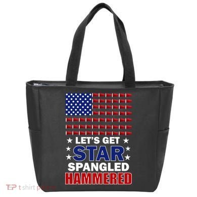Let's Get Star Spangled Hammered Tote Bag