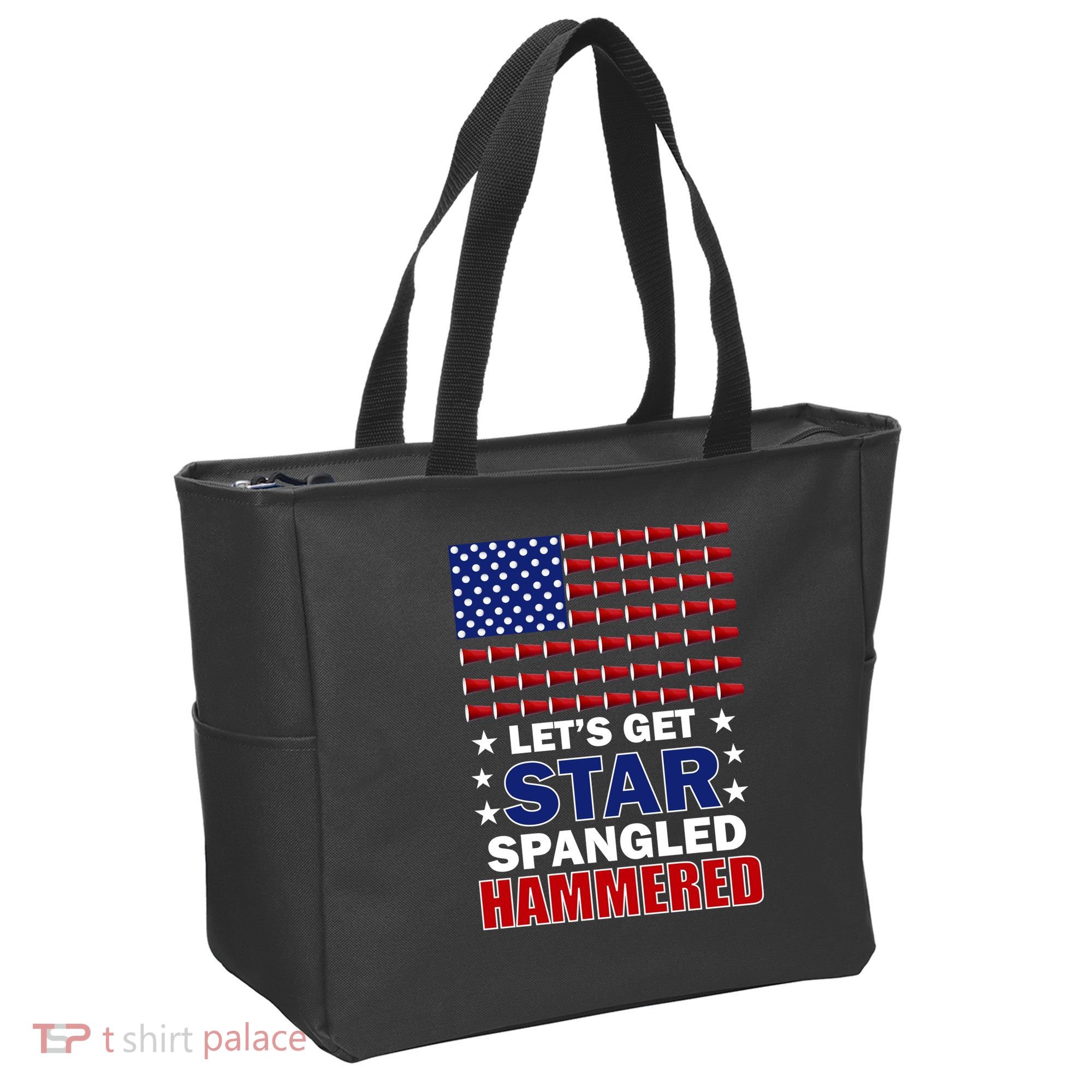 Let's Get Star Spangled Hammered Tote Bag
