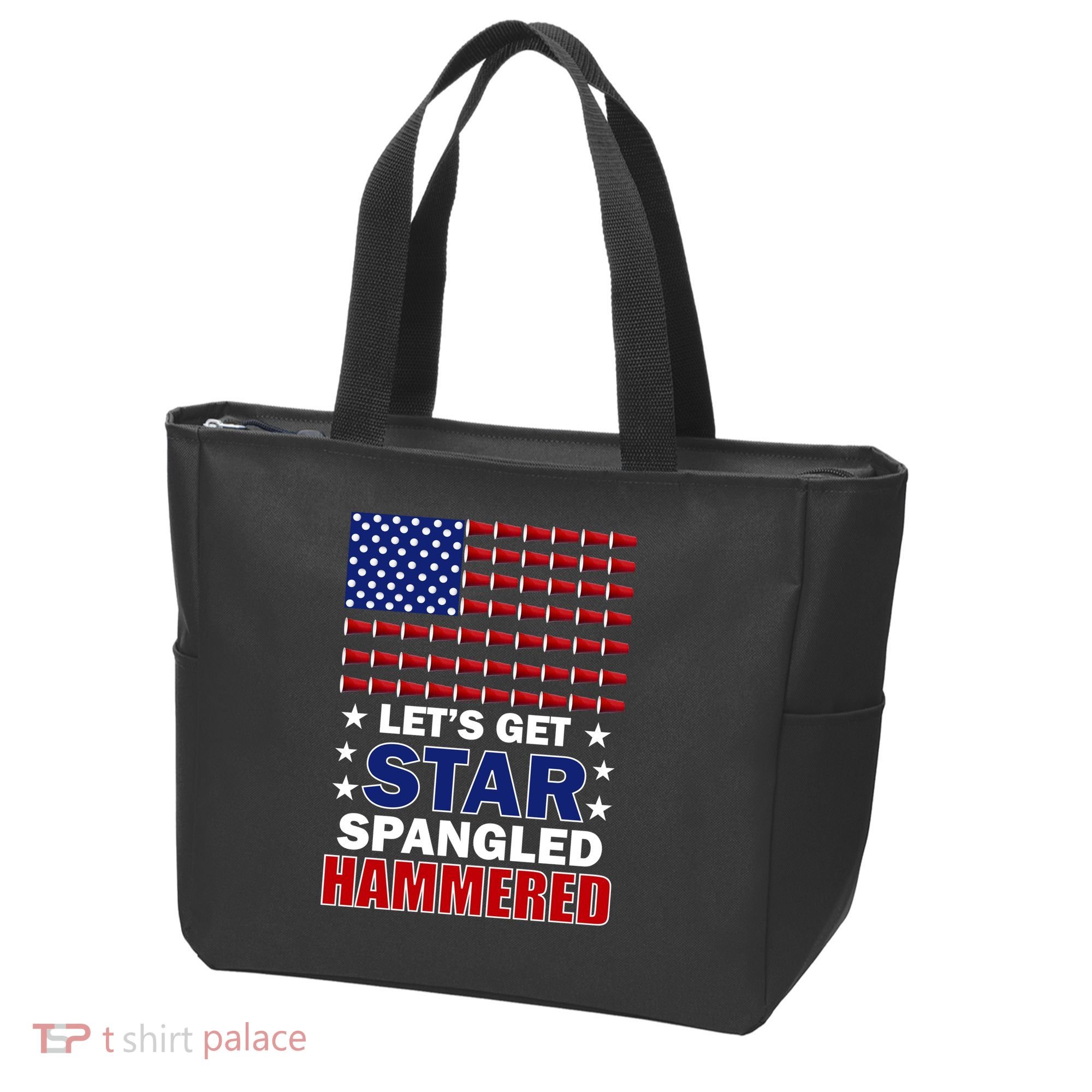 Let's Get Star Spangled Hammered Tote Bag