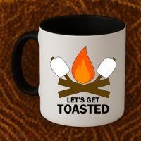 Lets Get Toasted Coffee Mug thumb 2