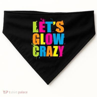 Let's Glow Crazy USA-Made Doggie Bandana